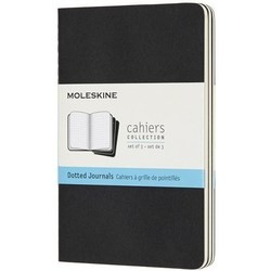 Блокнот Moleskine Set of 3 Dots Cahier Journals Pocket Black