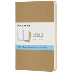 Блокнот Moleskine Set of 3 Dots Cahier Journals Pocket Beige
