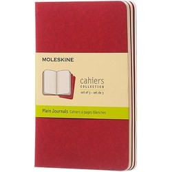 Блокнот Moleskine Set of 3 Plain Cahier Journals Pocket Vinous