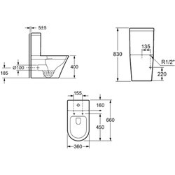 Унитаз Ceramica Nova Trend 110010S