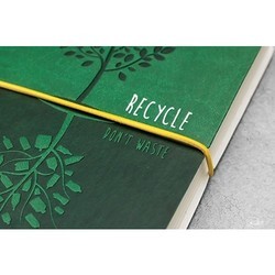 Блокнот Ciak Save The Planet Ruled Notebook Medium Green