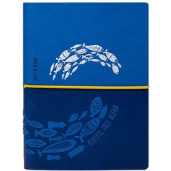 Блокнот Ciak Save The Planet Ruled Notebook Medium Blue