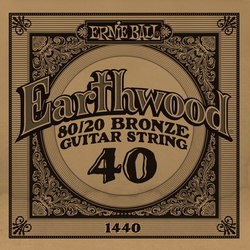 Струны Ernie Ball Single 80/20 Bronze 40