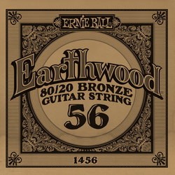 Струны Ernie Ball Single 80/20 Bronze 56