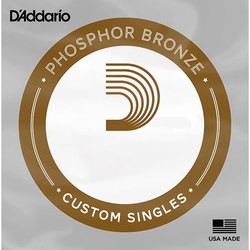 Струны DAddario Phosphor Bronze Single 21