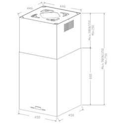 Вытяжка Korting KHA 45970 N Cube