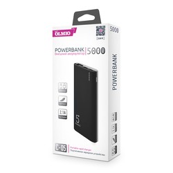 Powerbank аккумулятор OLMIO C-05 5000 (черный)