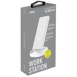 Powerbank аккумулятор TFN WorkStation PD QI 10000