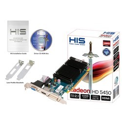 Видеокарты HIS Radeon HD 5450 H545HO512