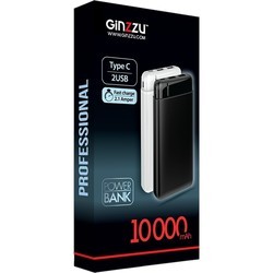 Powerbank аккумулятор Ginzzu GB-3975 (черный)