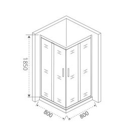 Душевая кабина Good Door Jazze CR-100