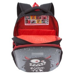 Школьный рюкзак (ранец) Grizzly RB-053-1 (черный)