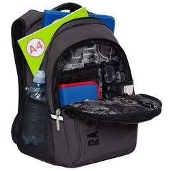 Школьный рюкзак (ранец) Grizzly RB-050-1 (черный)