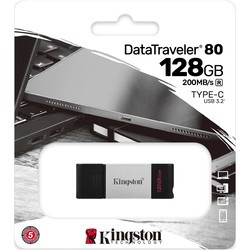 USB Flash (флешка) Kingston DataTraveler 80 (черный)