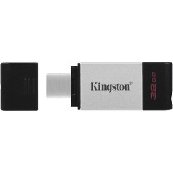USB Flash (флешка) Kingston DataTraveler 80 64Gb (серебристый)