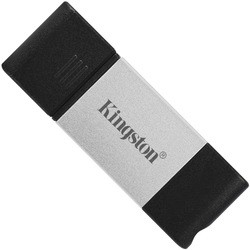 USB Flash (флешка) Kingston DataTraveler 80 128Gb (серебристый)