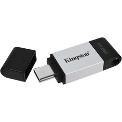 USB Flash (флешка) Kingston DataTraveler 80 128Gb (серебристый)