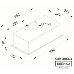 Вытяжка Kernau KBH 0860.1 X