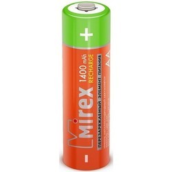 Аккумуляторная батарейка Mirex 2xAA 1400 mAh