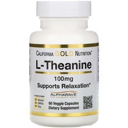 Аминокислоты California Gold Nutrition L-Theanine 100 mg 30 cap