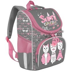 Школьный рюкзак (ранец) Grizzly RAm-084-1 (фиолетовый)