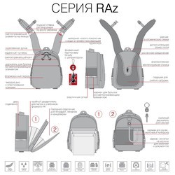 Школьный рюкзак (ранец) Grizzly RAz-086-3