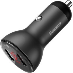 Зарядное устройство BASEUS Digital Display Dual SCP Quick Charger Car Charger 45W