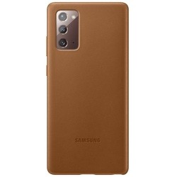 Чехол Samsung Leather Cover for Galaxy Note20 (коричневый)