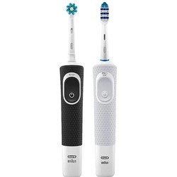 Электрическая зубная щетка Braun Oral-B Vitality D100 Cross Action + D100 Trizone