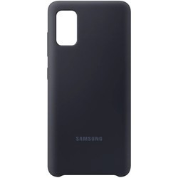 Чехол Samsung Silicone Cover for Galaxy A41 (черный)
