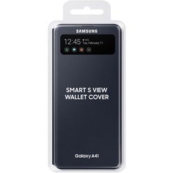 Чехол Samsung S View Wallet Cover for Galaxy A41 (белый)