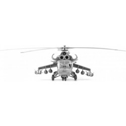 Сборная модель Zvezda Soviet Attack Helicopter MI-24A Hind (1:72)