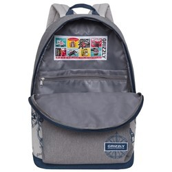Школьный рюкзак (ранец) Grizzly RQ-007-4 (синий)