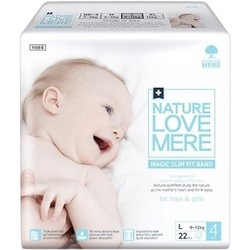 Подгузники Nature Love Mere Magic Slim Fit Diapers L / 22 pcs