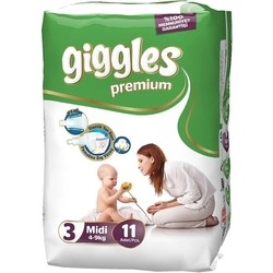 Подгузники Giggles Premium 3 / 11 pcs