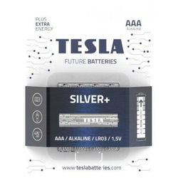 Аккумуляторная батарейка Tesla Silver+ 4xAAA