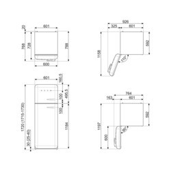 Холодильник Smeg FAB30RBE5