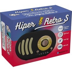 Портативная колонка Hiper Retro S (коричневый)