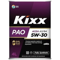 Моторное масло Kixx PAO 5W-30 A3/B4 4L