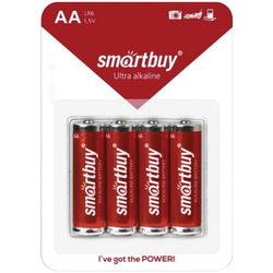 Аккумулятор / батарейка SmartBuy 4xAA Ultra Alkaline