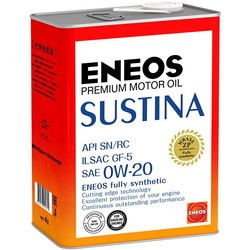 Моторное масло Eneos Sustina SN 0W-20 4L