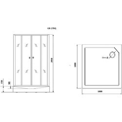 Душевая кабина Grossman Classic GR-270QR