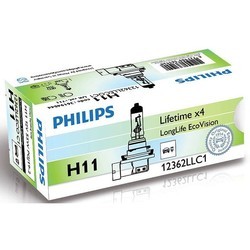 Автолампа Philips LongLife EcoVision H19 1pcs