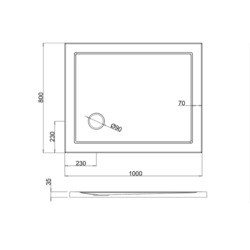 Душевой поддон Burlington Z1184 170x76