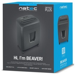 Уничтожитель бумаги NATEC Beaver Office Plus 15L