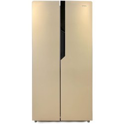 Холодильник Ginzzu NFK-420 (золотистый)