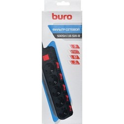 Сетевой фильтр / удлинитель Buro 500SH-5-SW