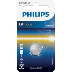 Аккумулятор / батарейка Philips 1xCR1616
