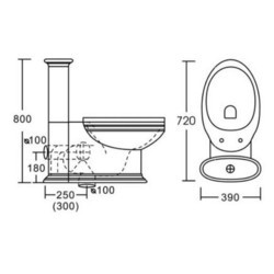 Унитаз Caprigo Armonia 5813