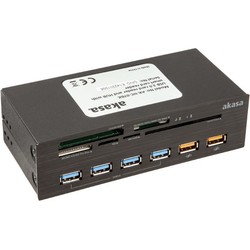 Картридер / USB-хаб Akasa InterConnect EX
